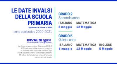 Calendario prove Invalsi scuola primaria