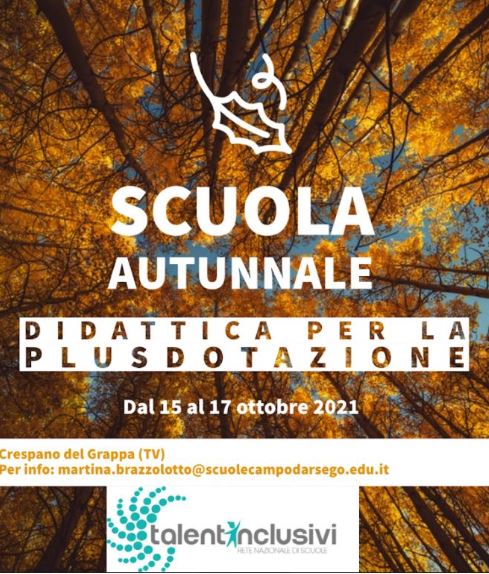 Didattica per la plusdotazione   Corso di formazione