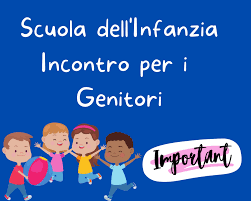 Incontro genitori della scuola dell’infanzia